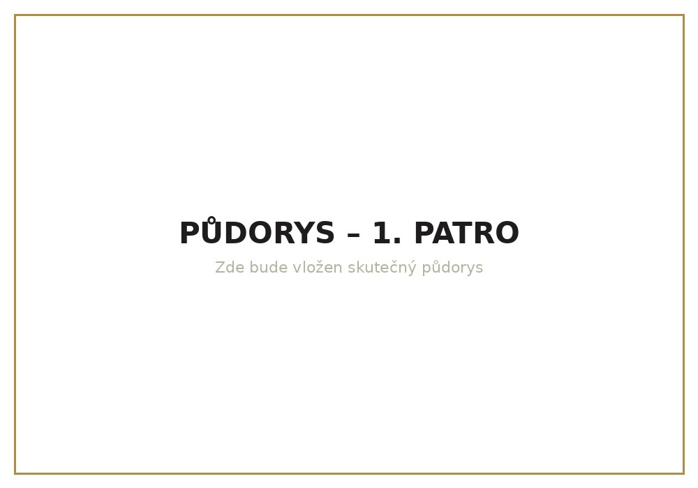 Půdorys – 1. patro