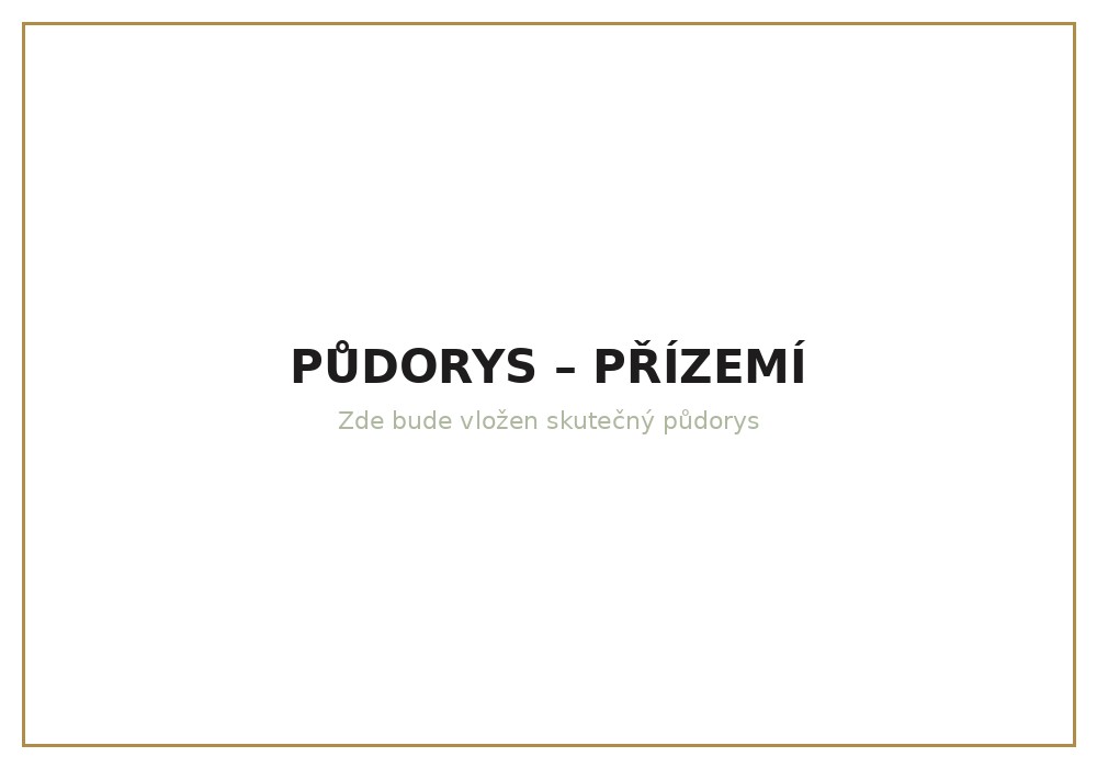 Půdorys – přízemí