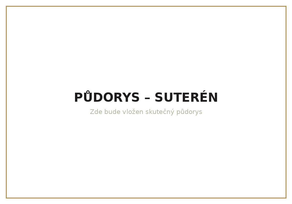 Půdorys – suterén